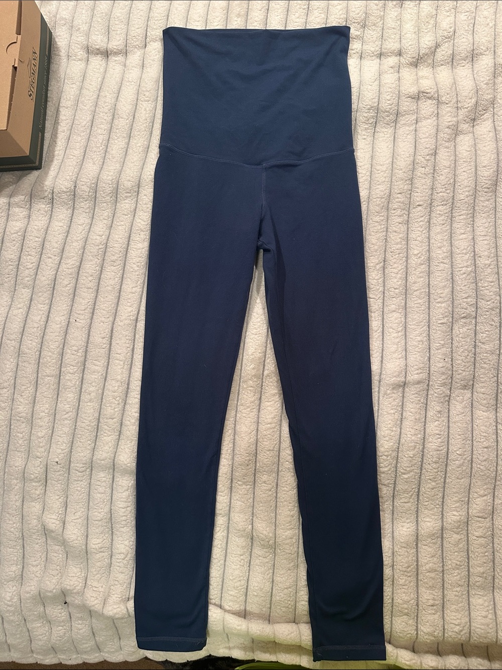 High-Waist Navy Leggings